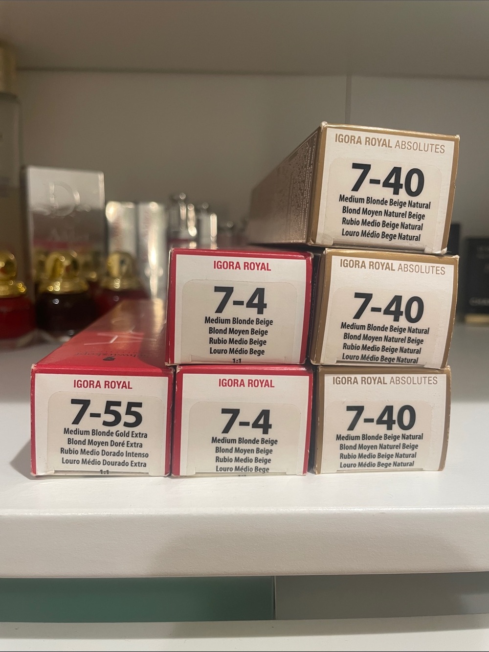 NWT 6 X  Igora Royal Schwarzkopf Hair Color